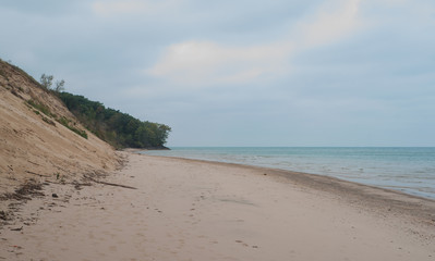 Calm water at the beach