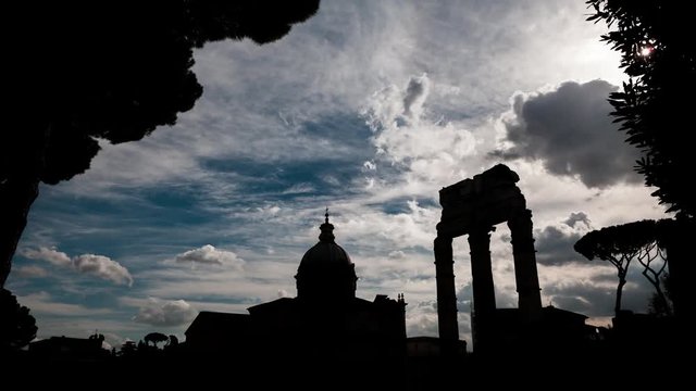 Silhouette resti romani