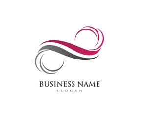 Infinity logo template