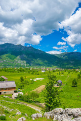 In a picturesque valley among the mountains there is a small village.