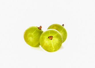 Indian Gooseberry on white background