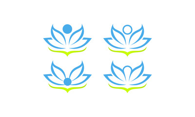 flower logo template