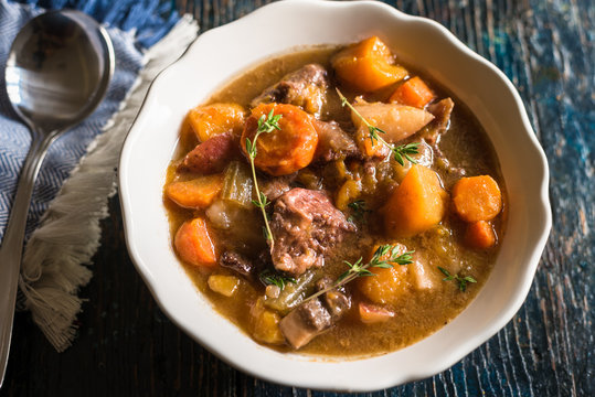 Beef Stew in a Bowl