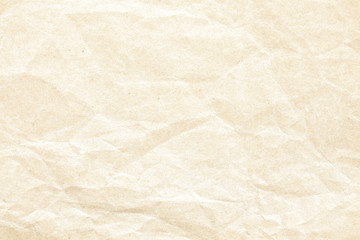 Old crumpled brown paper texture