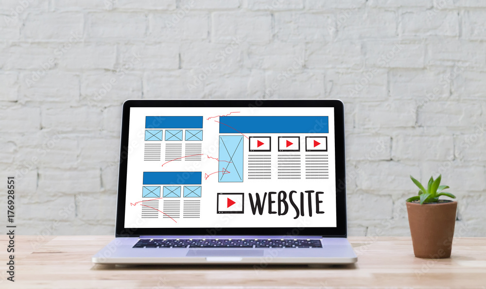 Poster web design layout sketch drawing software media www and graphic layout website development project