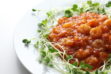 エビのチリソース