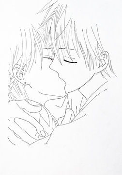 3 379 Best Anime Girl Sketch Images Stock Photos Vectors Adobe Stock