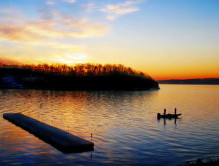 Fishing at Sunrise