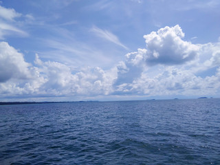 Sea and blue sky