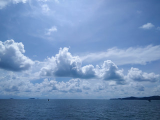 Fototapeta na wymiar Sea and blue sky
