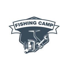 Fishing badge template