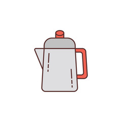 Coffee maker icon vector logo illustration