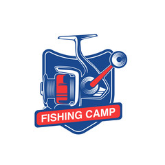 Fishing badge template
