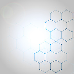 Abstract hexagon background