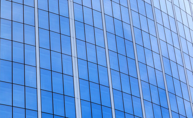 Fototapeta premium windows office building for background