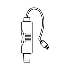 circular saw   vector illustration