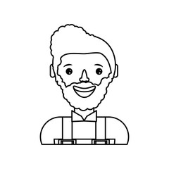 working man  vector illustration