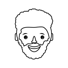 Obraz na płótnie Canvas man face vector illustration