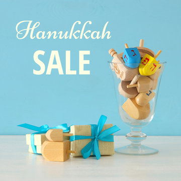 image of jewish holiday Hanukkah background