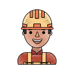 Obraz premium working man vector illustration