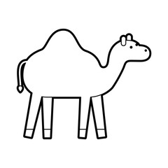 camel animal manger christmas cartoon