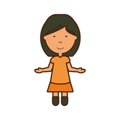 cartoon girl icon