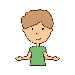 cartoon boy icon