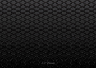 Black abstract background with dark concept.Vector Illustration.