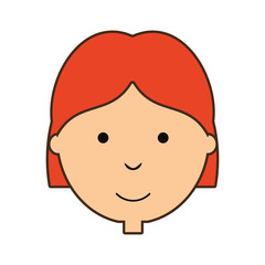 cartoon girl icon