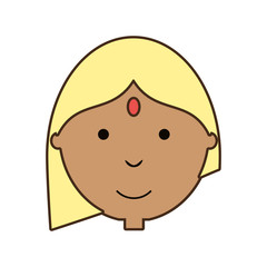 cartoon girl icon
