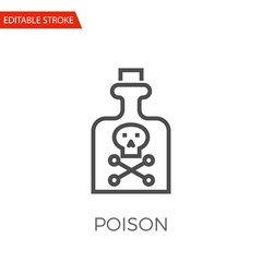Poison Vector Icon