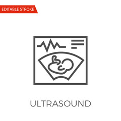 Ultrasound Vector Icon