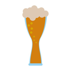 beer glass icon image vector illustration design 