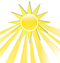 The sun icon logo