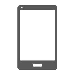 Smartphone icon vector simple