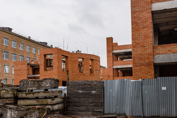 Construction of the multistory building