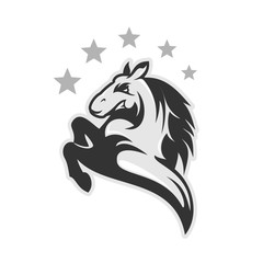 horse logo / icon illustration