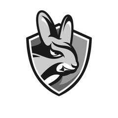 rabbit logo / icon illustration