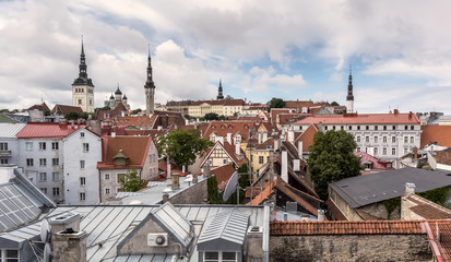 Obraz premium Old Town in Tallinn, Estonia