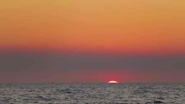 Sun Sets over indian ocean