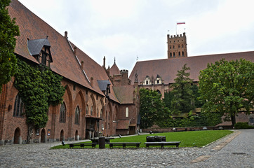 Fototapeta na wymiar Malbork medieval