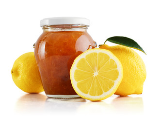 Lemon jam jar