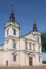 Fototapeta na wymiar Kościół w Wysokich Mazowieckich