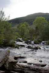 Fluss im Schottischen Hochland