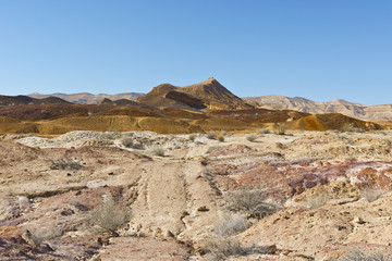 Breathtaking landscape of the desert