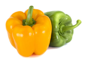 Bulgarian pepper isolated on white background