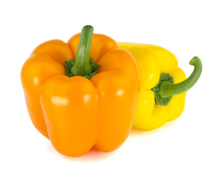 Bulgarian pepper isolated on white background