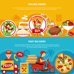 Order Pizza Online Banners