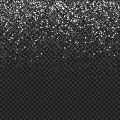 Obraz premium Falling snow background. Vector illustration