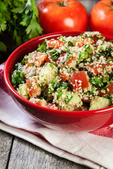 Tabbouleh salad with couscous